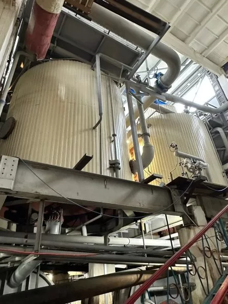 Монтаж оборудования продуктового отделения сахарного завода